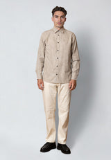 Clean Cut Copenhagen LONDON STRAIGHT 5-POCKET PANTS Bukser Ecru
