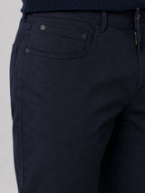 Clean Cut Copenhagen LONDON STRAIGHT 5-POCKET PANTS Bukser Mørk Navy