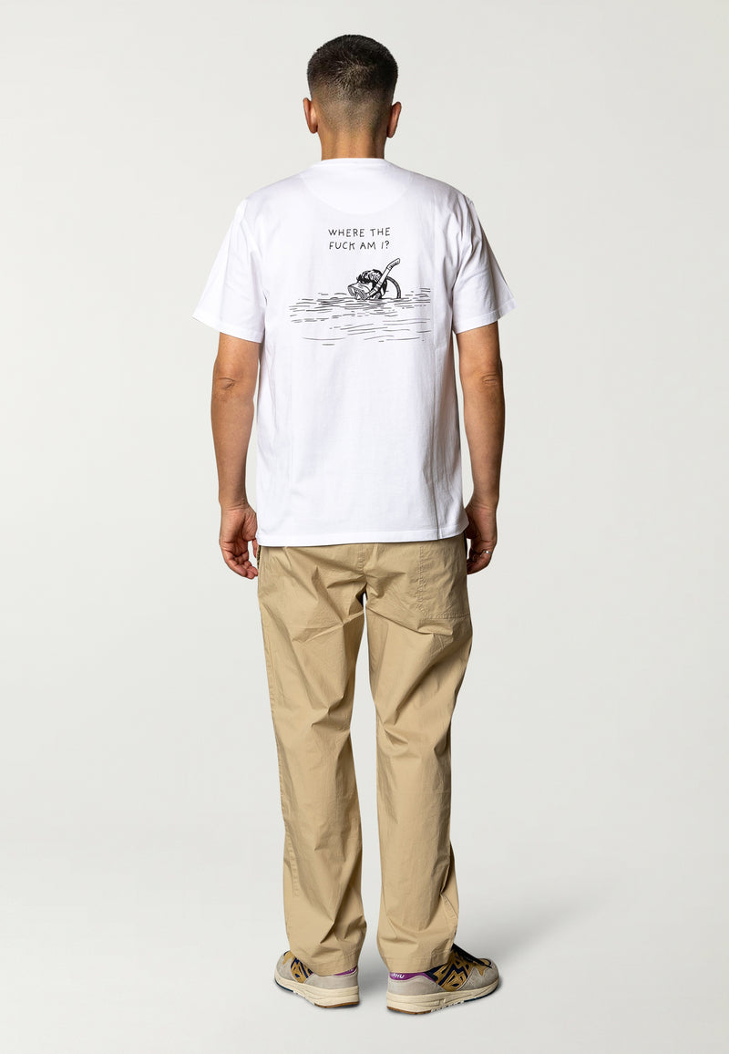 Fat Moose LOST T-SHIRT T-shirts S/S Hvid
