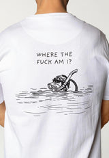Fat Moose LOST T-SHIRT T-shirts S/S Hvid