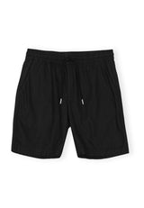 Clean Cut Copenhagen LUCA COTTON/LINEN SHORTS Shorts Sort