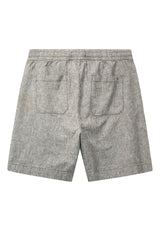 Clean Cut Copenhagen LUCA COTTON/LINEN STRIPED SHORTS Shorts Army/white