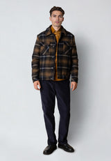 Clean Cut Copenhagen LUKE CHECKED WOOL JACKET Jakker Mørk Navy