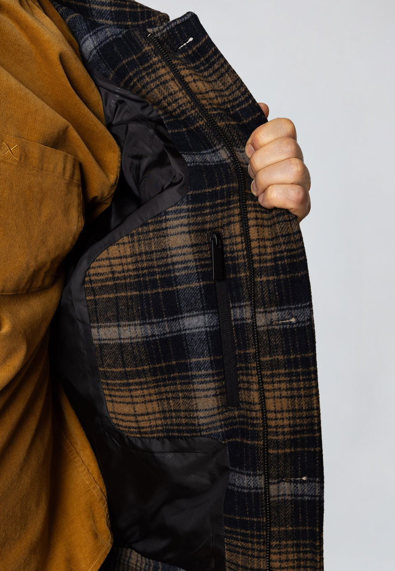 Clean Cut Copenhagen LUKE CHECKED WOOL JACKET Jakker Mørk Navy