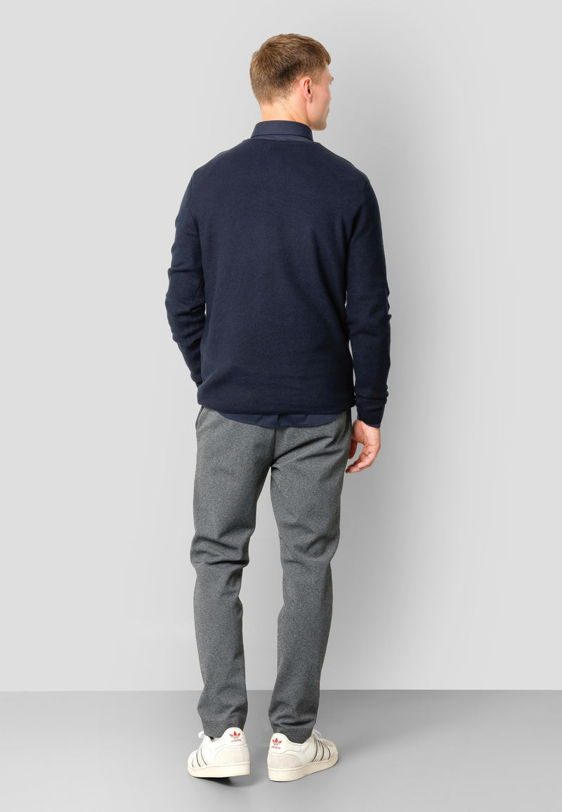Clean Cut Copenhagen Lauritz Recycled strik Strik Mørk Navy