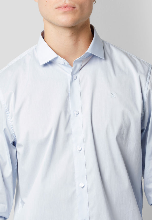 Clean Cut Copenhagen London nano stretch skjorte Skjorte L/S Lyseblå