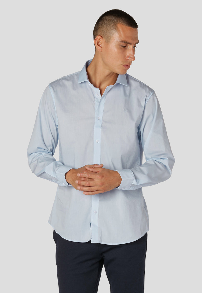 Clean Cut Copenhagen London nano stretch skjorte Skjorte L/S Lyseblå