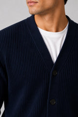 Clean Cut Copenhagen Ludvig cardigan Strik Mørk Navy