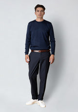 Clean Cut Copenhagen MERINO WOOL JUMPER Strik Navy