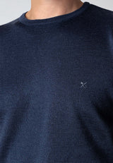Clean Cut Copenhagen MERINO WOOL JUMPER Strik Navy