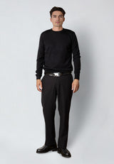 Clean Cut Copenhagen MERINO WOOL JUMPER Strik Sort