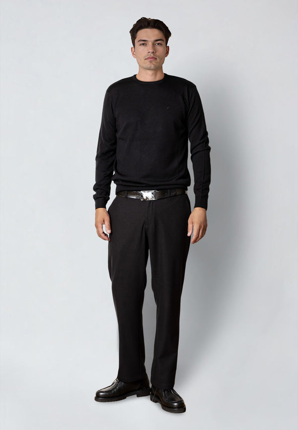 Clean Cut Copenhagen MERINO WOOL JUMPER Strik Sort