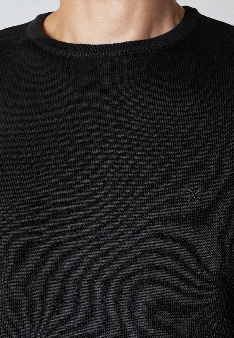 Clean Cut Copenhagen MERINO WOOL JUMPER Strik Sort