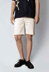 Clean Cut Copenhagen MILANO TWILL CHINO SHORTS Shorts Ecru