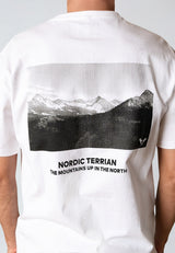 Fat Moose MOUNTAIN PEAK T-SHIRT T-shirts S/S Hvid