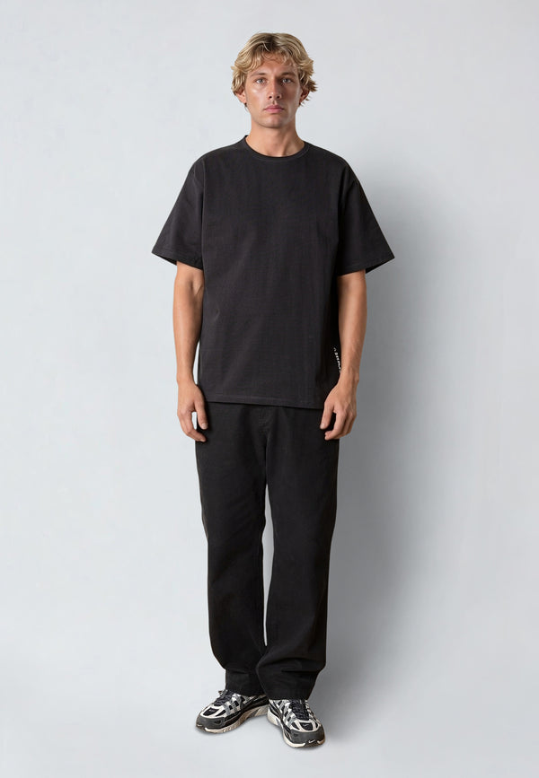 Fat Moose MOUNTAIN PEAK T-SHIRT T-shirts S/S Sort