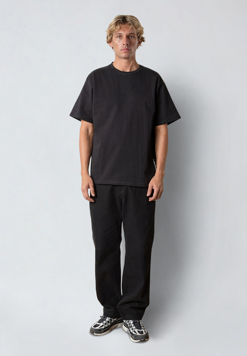 Fat Moose MOUNTAIN PEAK T-SHIRT T-shirts S/S Sort
