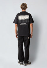 Fat Moose MOUNTAIN PEAK T-SHIRT T-shirts S/S Sort