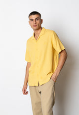Fat Moose MYLO COTTON SHIRT Skjorte S/S Varm Gul