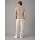 Clean Cut Copenhagen Mario polo knit Strik Brindle beige