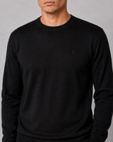 Clean Cut Copenhagen Merino crewneck knit Strik Sort