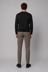 Clean Cut Copenhagen Merino crewneck knit Strik Sort