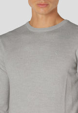 Clean Cut Copenhagen Merino knitted jumper Strik Lysegrå Mel