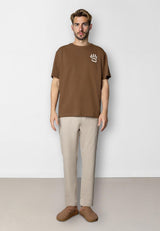 Clean Cut Copenhagen Micheal organic cotton t-shirt T-shirts S/S Brun