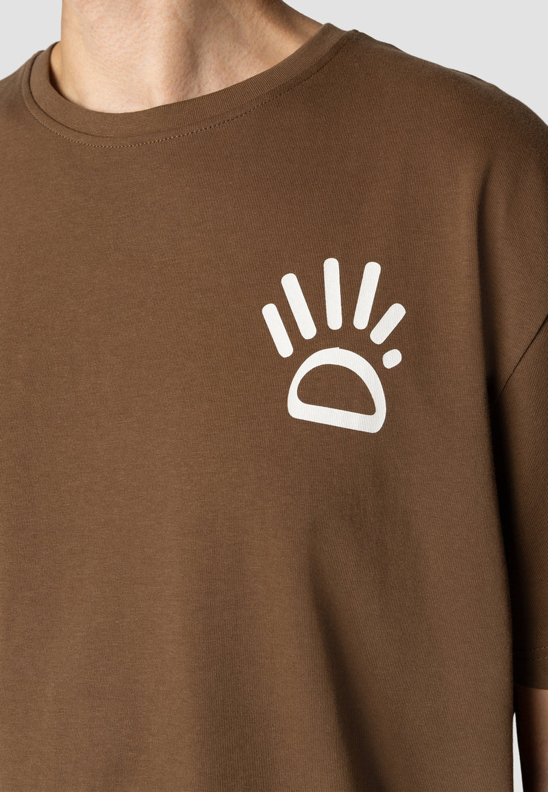 Clean Cut Copenhagen Micheal organic cotton t-shirt T-shirts S/S Brun