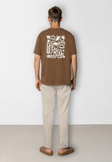 Clean Cut Copenhagen Micheal organic cotton t-shirt T-shirts S/S Brun
