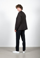 Clean Cut Copenhagen Milano jersey stretch blazer Blazere Brun Melange