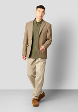 Clean Cut Copenhagen Milano jersey stretch blazer Blazere Mørk Kamel