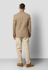 Clean Cut Copenhagen Milano jersey stretch blazer Blazere Mørk Kamel
