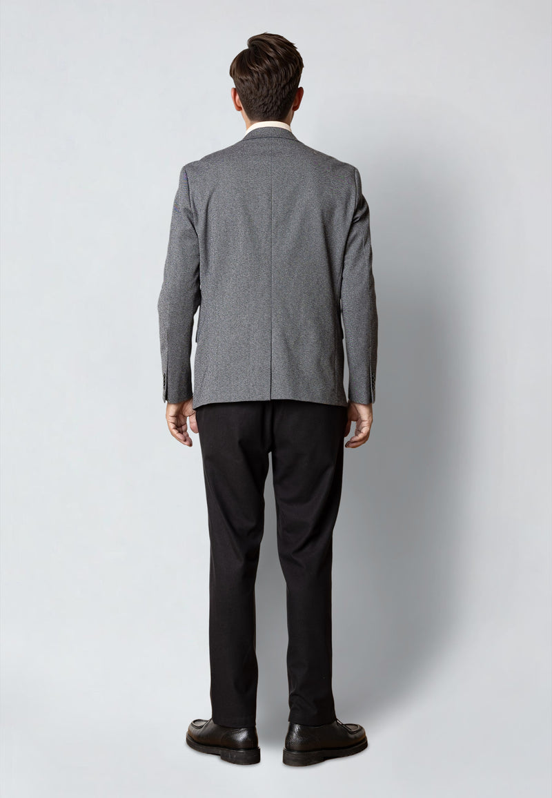 Clean Cut Copenhagen Milano jersey stretch blazer Blazere Mørkegrå Mix