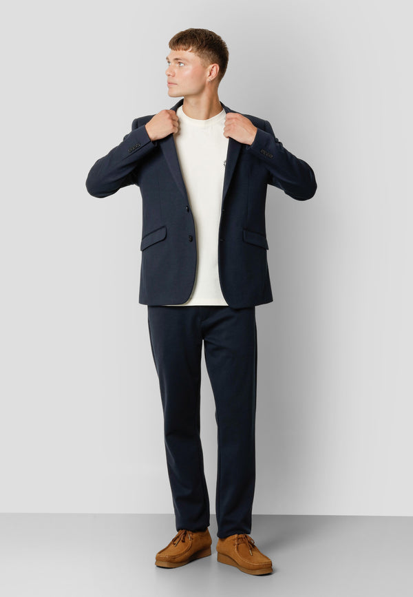 Clean Cut Copenhagen Milano jersey stretch blazer Blazere Navy