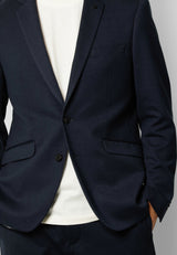 Clean Cut Copenhagen Milano jersey stretch blazer Blazere Navy