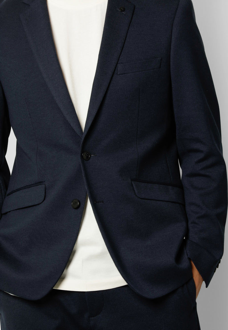 Clean Cut Copenhagen Milano jersey stretch blazer Blazere Navy