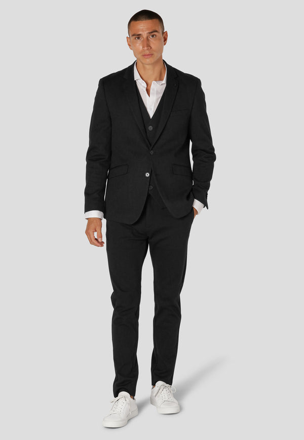 Clean Cut Copenhagen Milano jersey stretch blazer Blazere Sort