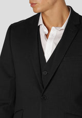 Clean Cut Copenhagen Milano jersey stretch blazer Blazere Sort
