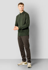 Clean Cut Copenhagen MILANO JERSEY STRETCH PANTS Bukser Brun Melange