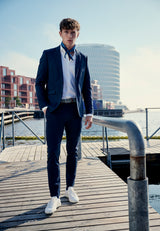 Clean Cut Copenhagen MILANO JERSEY STRETCH PANTS Bukser Brun Melange