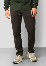 Clean Cut Copenhagen MILANO JERSEY STRETCH PANTS Bukser Brun Melange