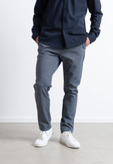 Clean Cut Copenhagen MILANO JERSEY STRETCH PANTS Bukser Denim Melange