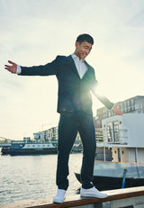 Clean Cut Copenhagen MILANO JERSEY STRETCH PANTS Bukser Navy