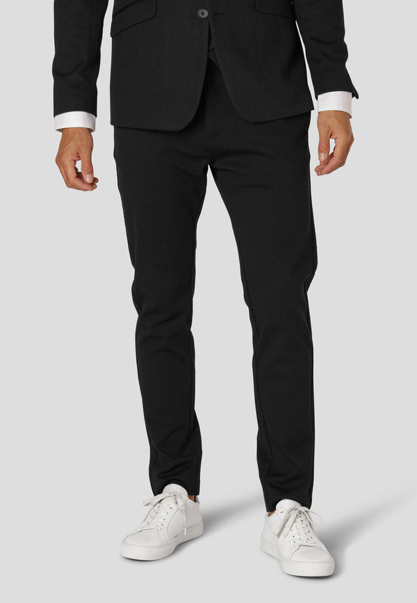 Clean Cut Copenhagen MILANO JERSEY STRETCH PANTS Bukser Sort