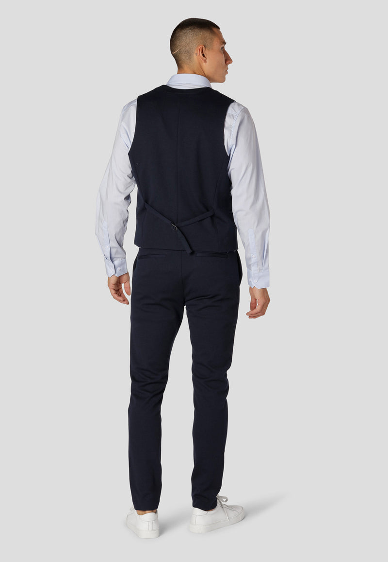 Clean Cut Copenhagen Milano jersey vest Veste Navy