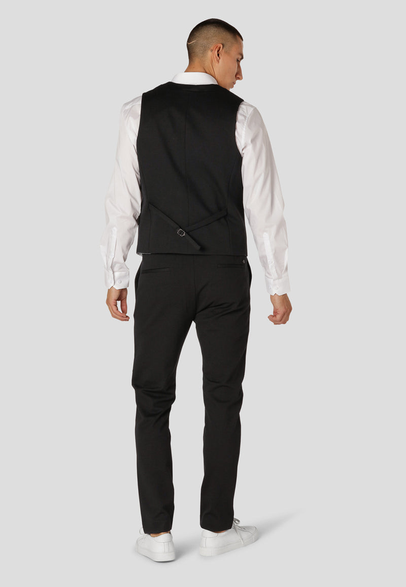 Clean Cut Copenhagen Milano jersey vest Veste Sort