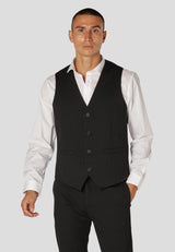 Clean Cut Copenhagen Milano jersey vest Veste Sort