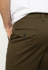 Clean Cut Copenhagen Milano twill chino shorts Shorts Bottle Grøn