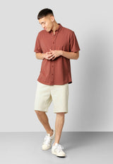 Clean Cut Copenhagen Milano twill chino shorts Shorts Ecru